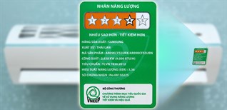 Samsung thông báo thay đổi nhãn dán năng lượng trên điều hòa