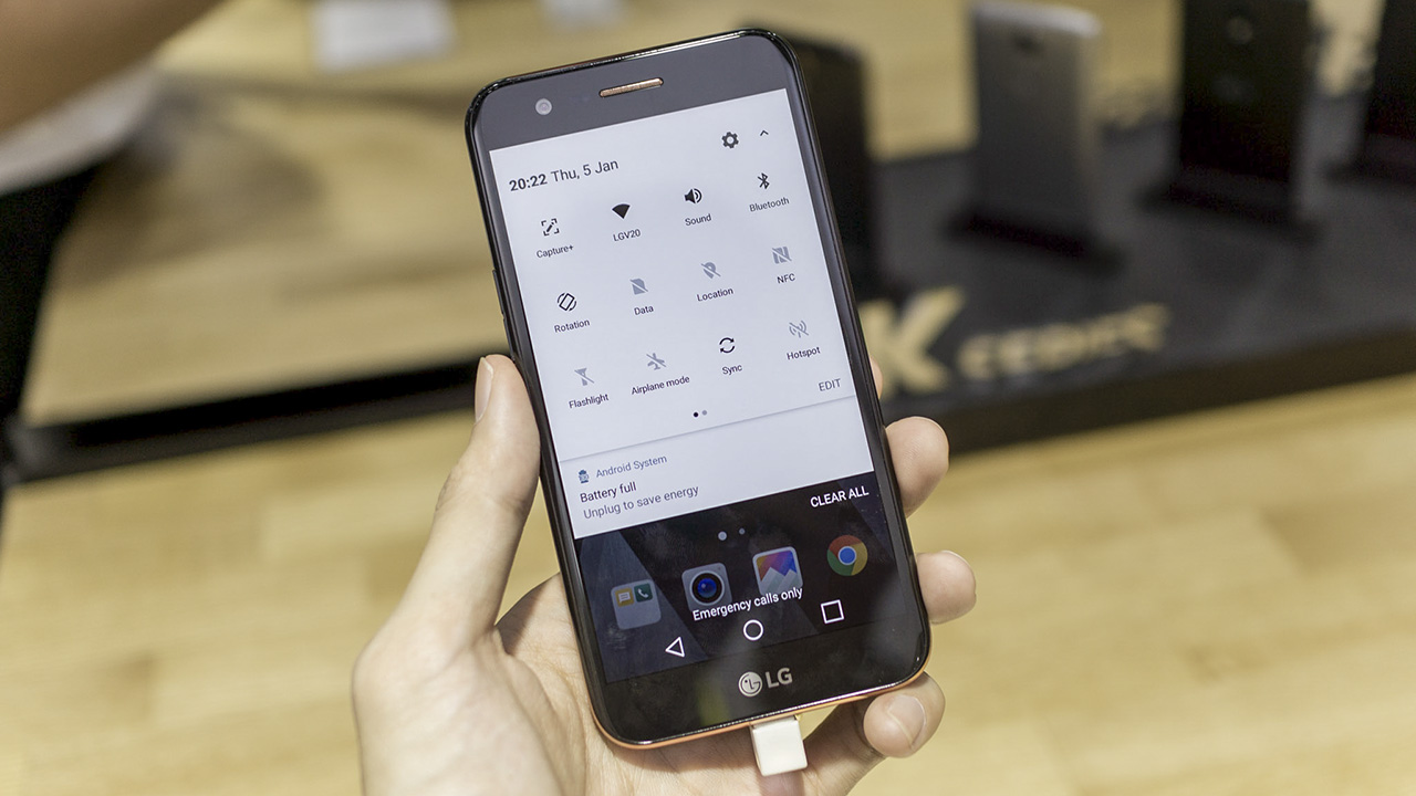 trên tay LG k10 2017