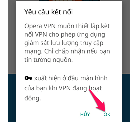 Nhấn OK