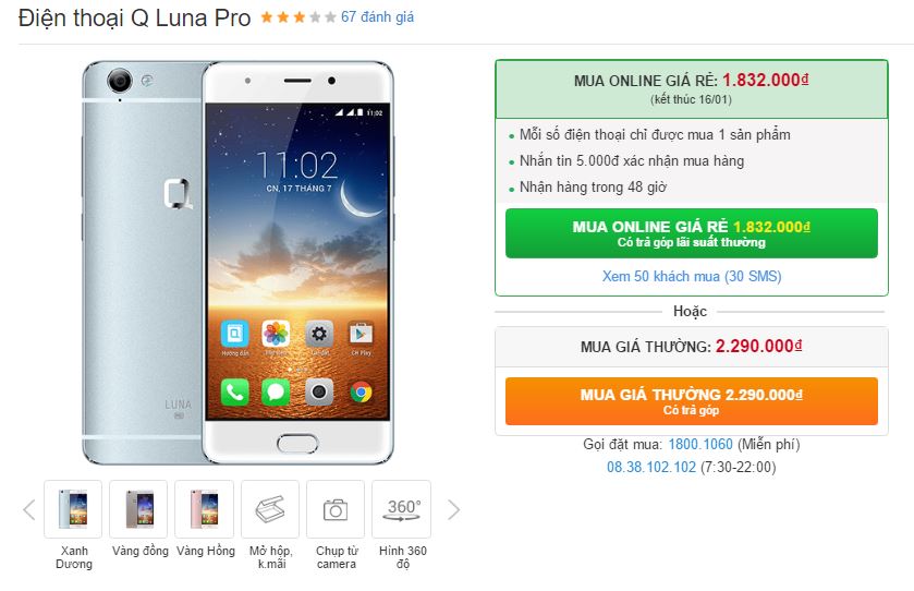 Smartphone thương hiệu Việt thiết kế bắt mắt, trang bị USB-C tiếp tục giảm giá Smartphone thương hiệu Việt thiết kế bắt mắt, trang bị USB-C tiếp tục giảm giá