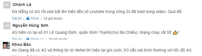 Người dùng nói gì khi trải nghiệm mạng 4G đầu tiên? Người dùng nói gì khi trải nghiệm mạng 4G đầu tiên?