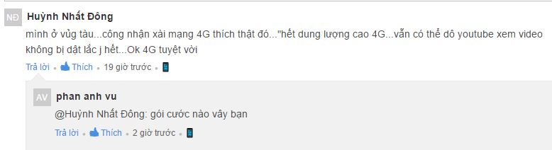 Người dùng nói gì khi trải nghiệm mạng 4G đầu tiên? Người dùng nói gì khi trải nghiệm mạng 4G đầu tiên?