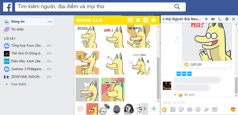 Đem rồng pikachu cực đáng yêu lên khung chat Facebook