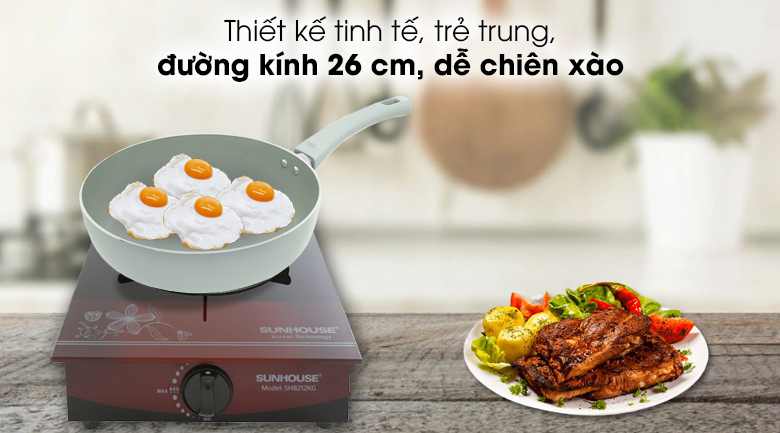 Chảo nhôm chống dính 26cm Elmich Harmonia EL-3781