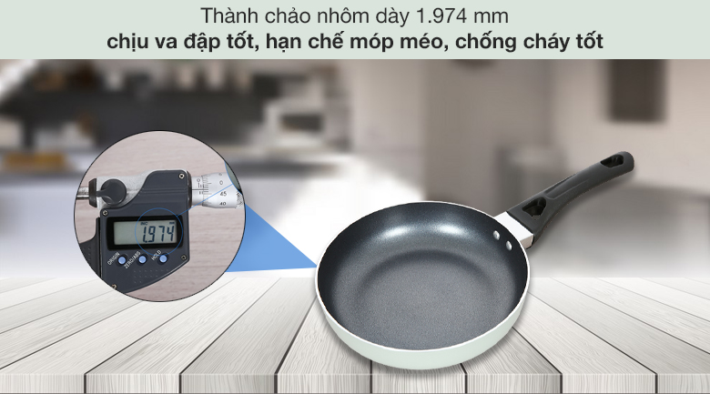 Chảo inox chống dính 2 đáy 20 cm Elmich Smartcook SM5705MN