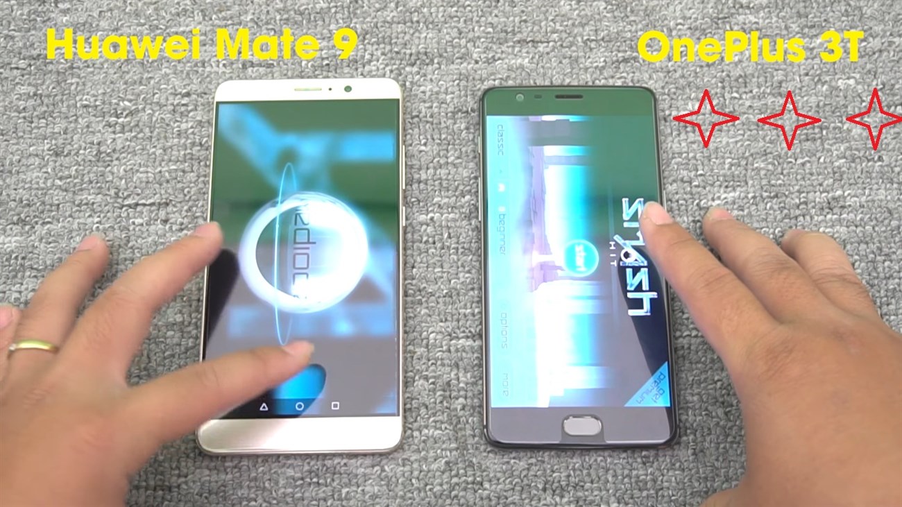 [Speedtest] OnePlus 3T đọ tốc độ với Huawei Mate 9, liệu RAM 4GB có thắng RAM 6GB?