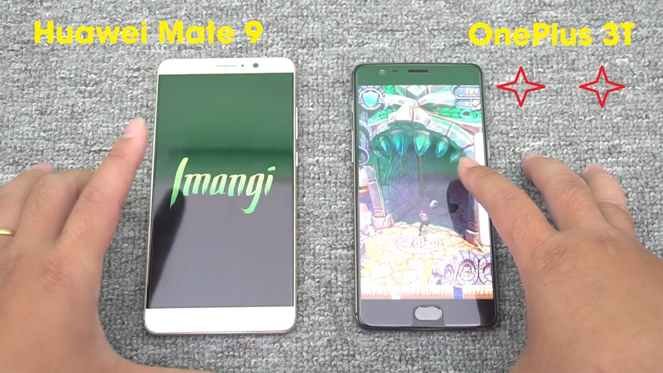 [Speedtest] OnePlus 3T đọ tốc độ với Huawei Mate 9, liệu RAM 4GB có thắng RAM 6GB?