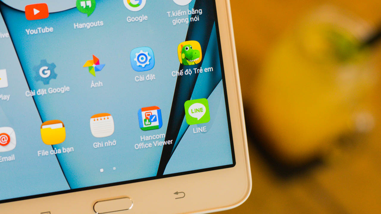 phần mềm trên Samsung Galaxy Tab A6 7.0 
