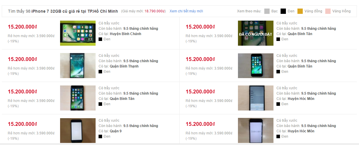 Đây là iPhone 7 32GB hàng chính hãng với giá cực tốt chỉ hơn 15 triệu đồng