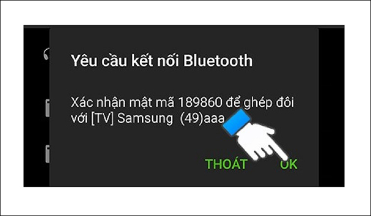  bạn hãy bật Bluetooth và dò tìm thiết bị kết nối 