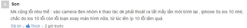 Rất nhiều người dùng iPhone tại Việt Nam bị lỗi camera như Vinh Vật Vờ