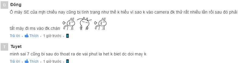 Rất nhiều người dùng iPhone tại Việt Nam bị lỗi camera như Vinh Vật Vờ