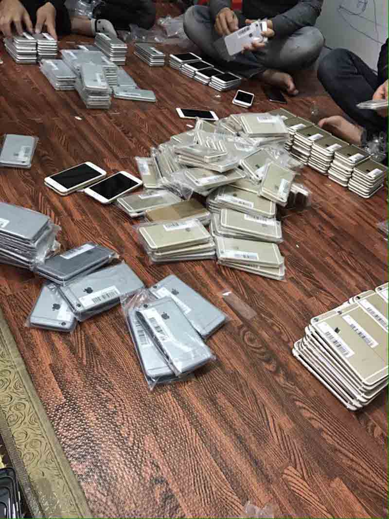 hàng được phân loại trước khi giao về VN