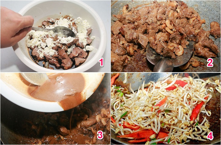 Cách làm bún xào Singapore với bún ăn liền Cách làm bún xào Singapore với bún ăn liền