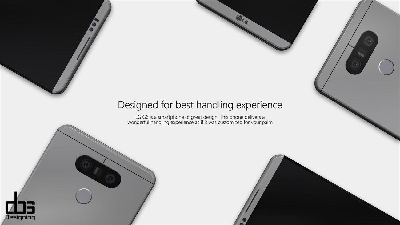 Mê mẩn với mẫu thiết kế của LG G6 vừa mới xuất hiện