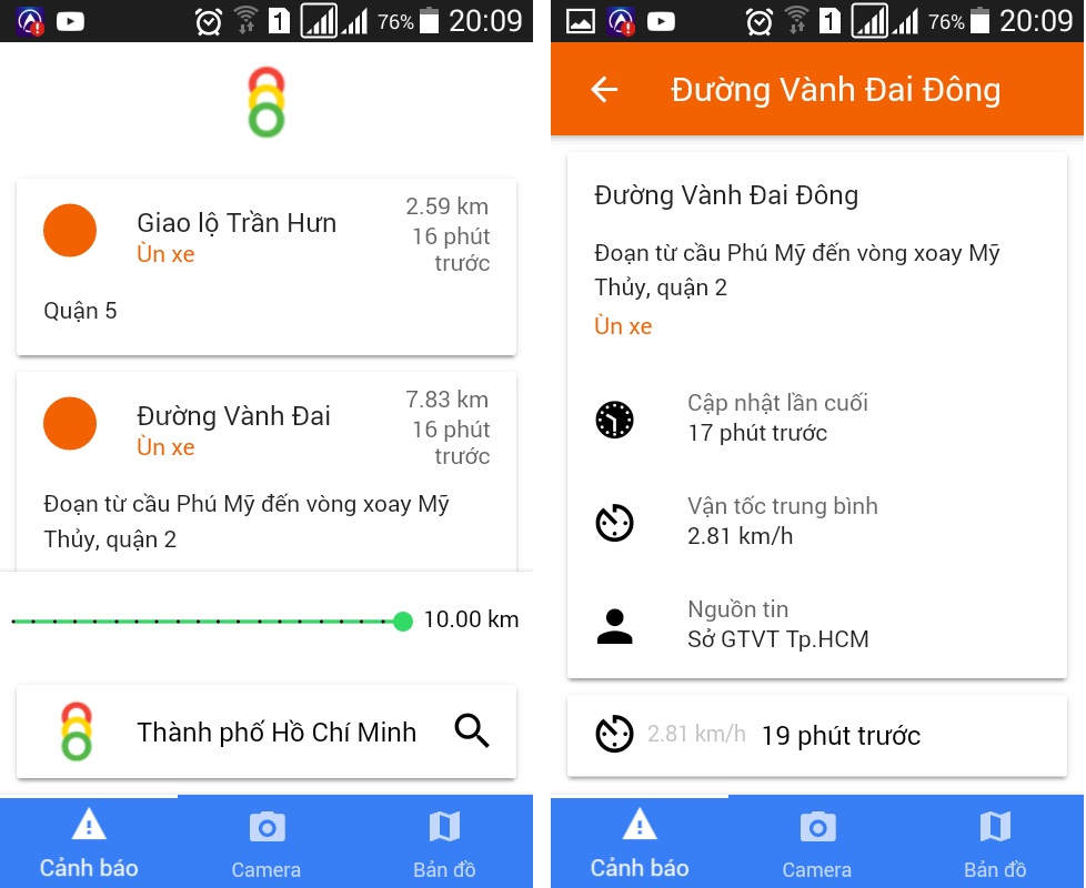 Đã có ứng dụng giúp bạn tránh kẹt xe giờ cao điểm tại Tp.HCM