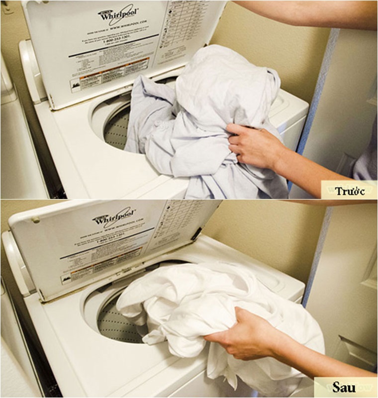Tẩy trắng ga trải giường, vỏ ngoài của chăn, gối