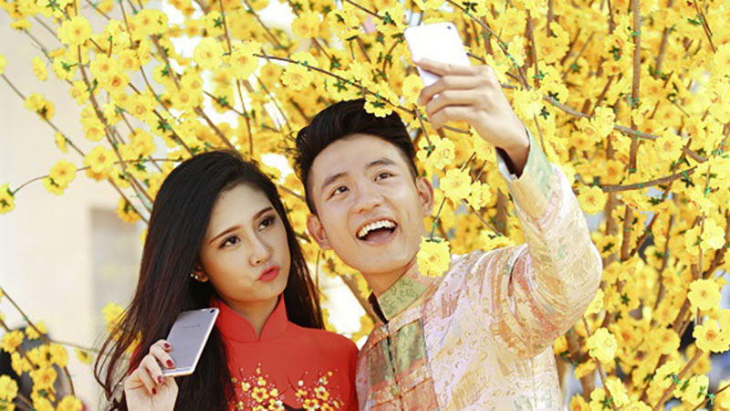 Sống ảo bất cứ nơi đâu với camera selfie ảo diệu