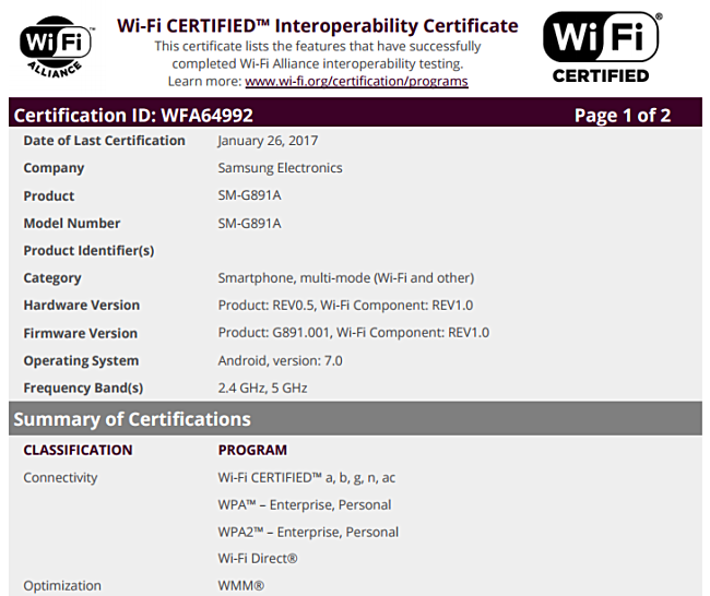 Galaxy S7 Active cũng sẵn sàng lên đời Nougat