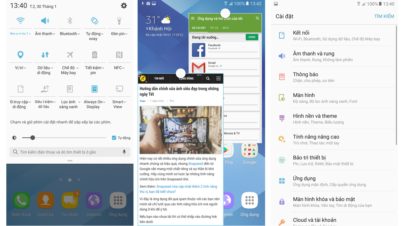 trên tay Galaxy A7 2017 trên tay Galaxy A7 2017