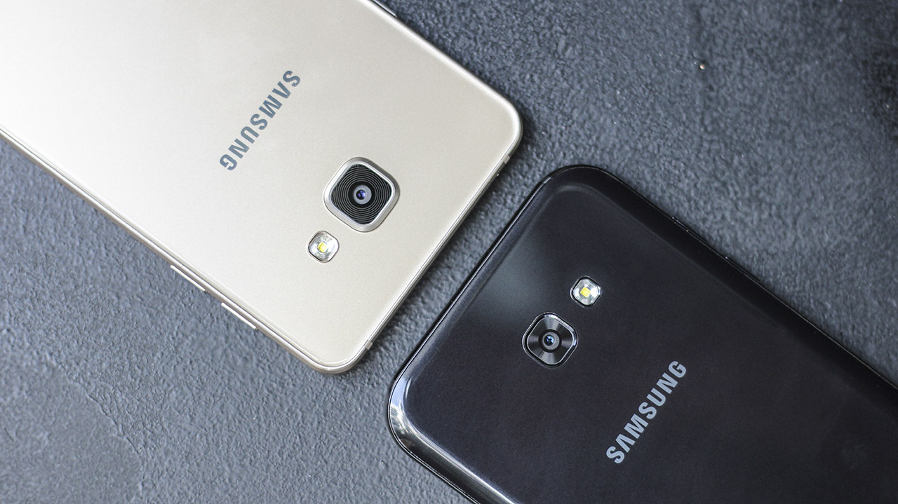 so sánh thiết kế Galaxy A 2017 và 2016