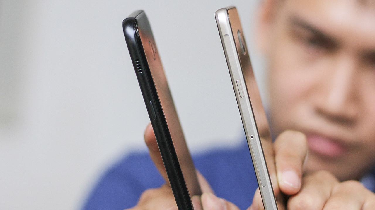 so sánh thiết kế Galaxy A 2017 và 2016