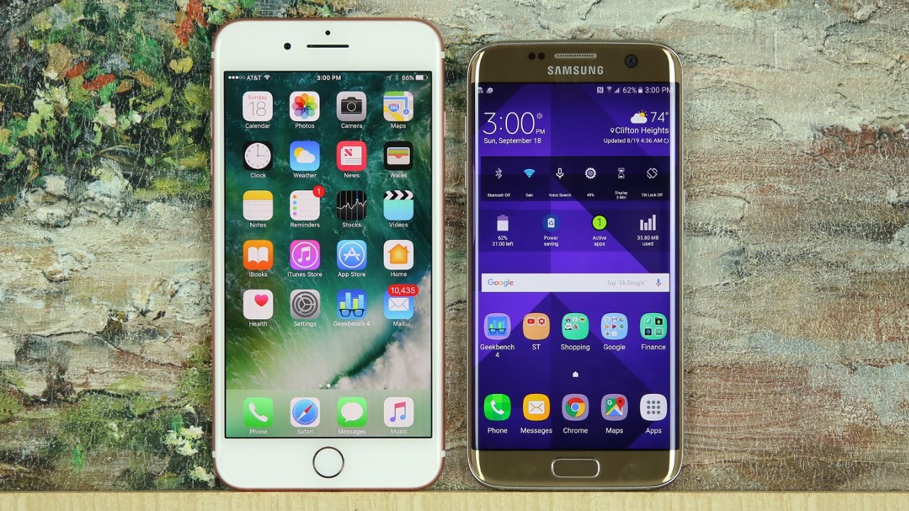 S8 vs iphone 7 vs xperia z3