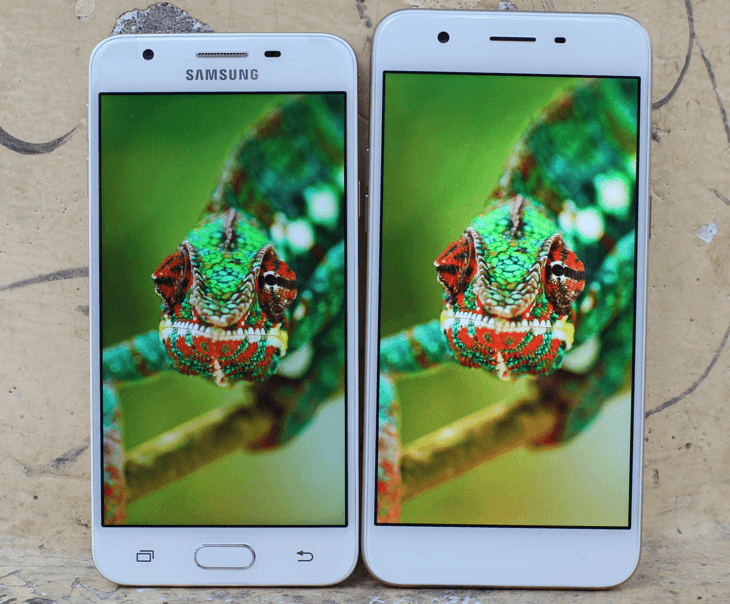 Màn hình Samsung J5 Prime và OPPO A39