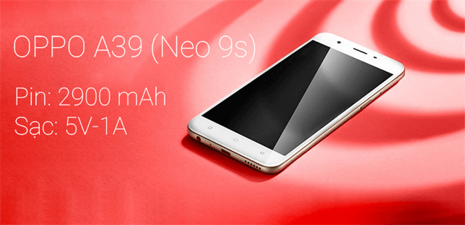 Pin OPPO A39 (Neo 9s) dùng được bao lâu?