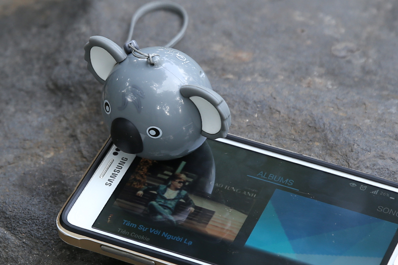 Nếu muốn chụp hình, bạn chỉ việc nhấn vào mũi gấu Nếu muốn chụp hình, bạn chỉ việc nhấn vào mũi gấu