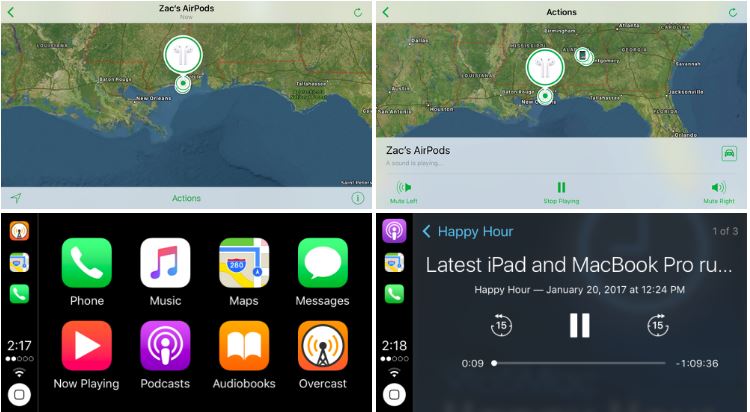 Một số hình ảnh giao diện trên iOS 10.3 beta 2