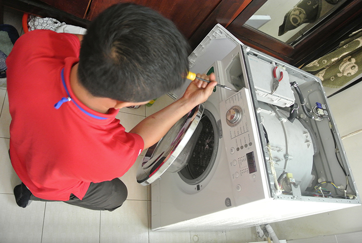 Tại sao máy giặt không tự tắt nguồn sau khi giặt?