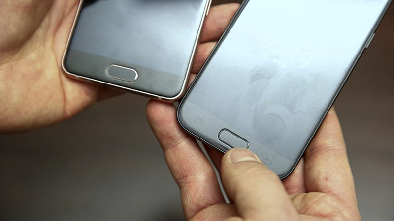 Cảm biến vân tay 1 chạm cực nhạy cũng có mặt trên Samsung Galaxy A 2017