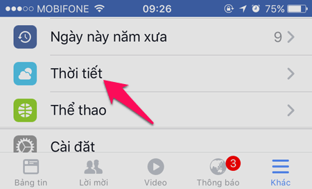 Cách Xem Dự Báo Thời Tiết Ngay Trên Facebook