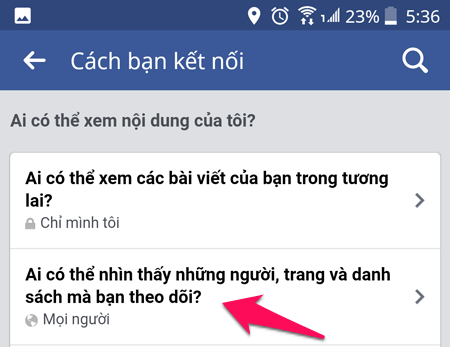 Ai có thể thấy hoạt động