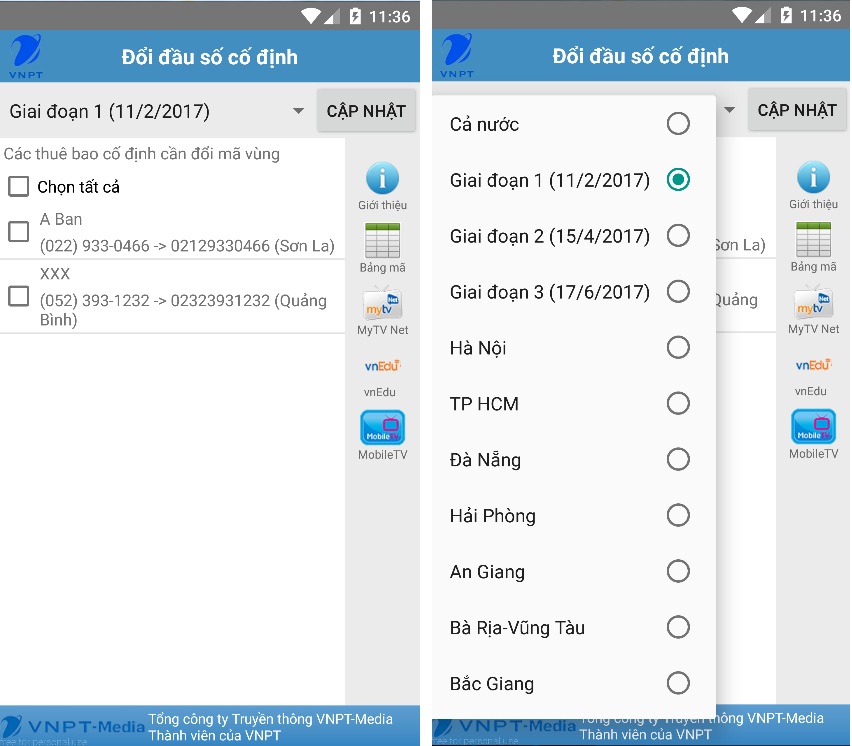 Mời anh/em tải về công cụ tự động chuyển mã vùng từ VNPT