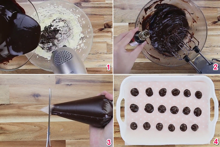 Bước 2 Tạo hình socola Chocolate Truffle