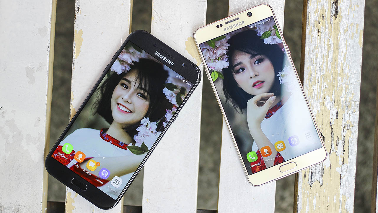 so sánh Galaxy A7 2017 và Galaxy Note 5