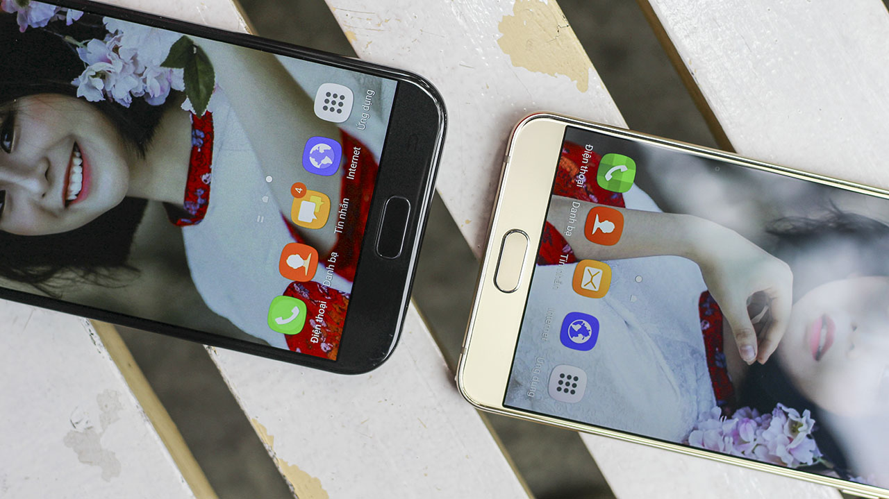 so sánh Galaxy A7 2017 và Galaxy Note 5