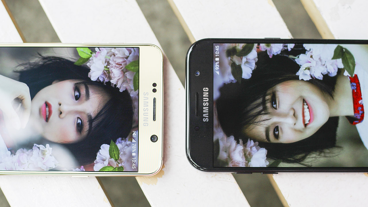 so sánh Galaxy A7 2017 và Galaxy Note 5