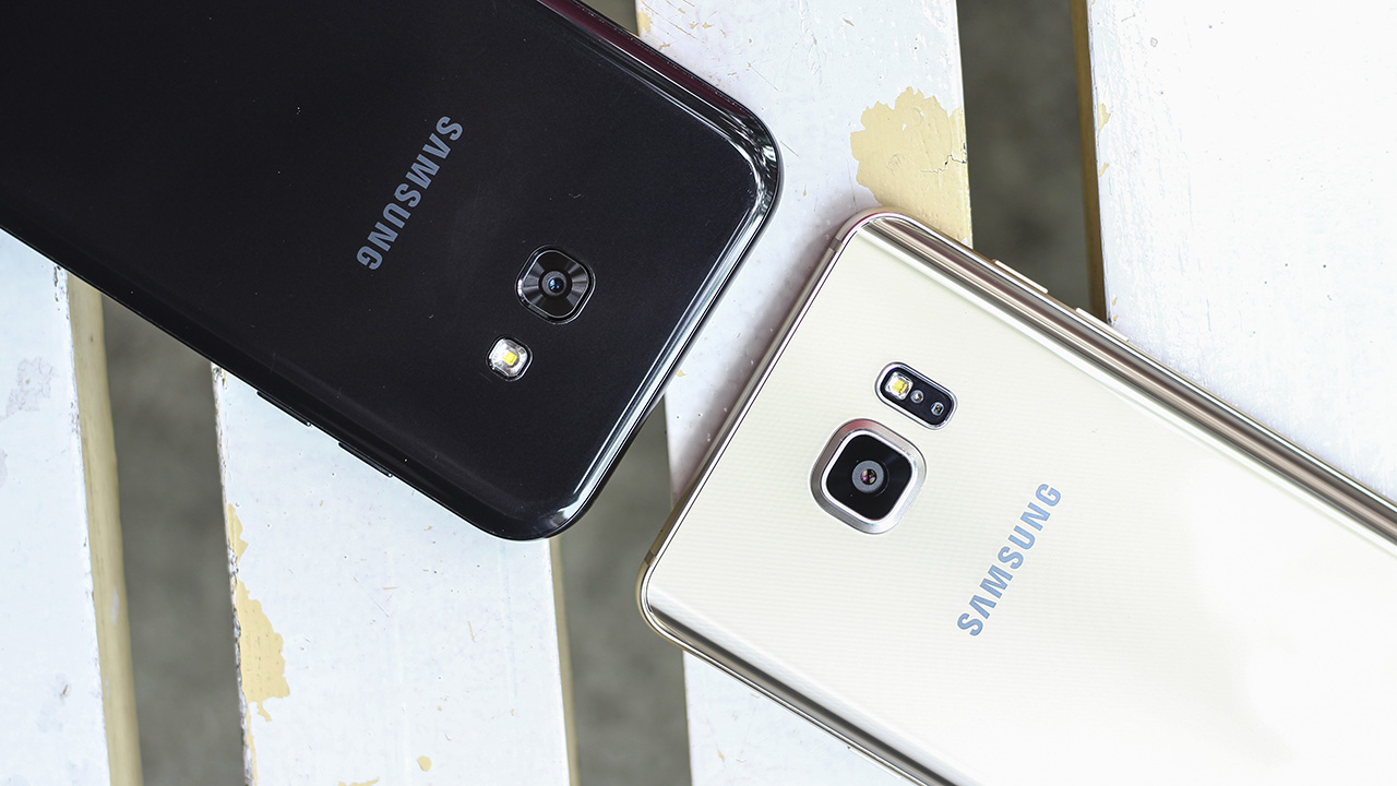 so sánh Galaxy A7 2017 và Galaxy Note 5