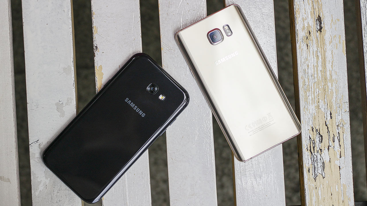 speedtest Galaxy A7 2017 và Galaxy Note 5