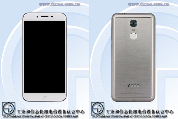 Ảnh được cho là của 360 Mobiles N5 trên TENAA
