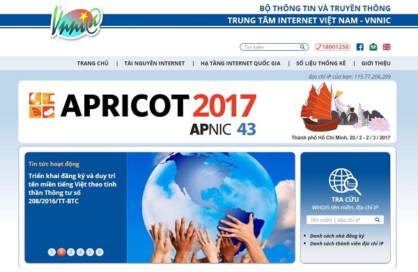 VNNIC là đơn vị được Bộ TT&TT giao chịu trách nhiệm thực hiện việc giữ chỗ, bảo vệ các tên miền nằm trong danh sách