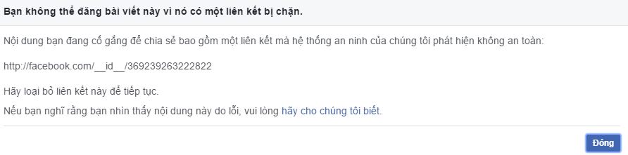 Facebook Messenger bị lỗi không thể gửi nút Like