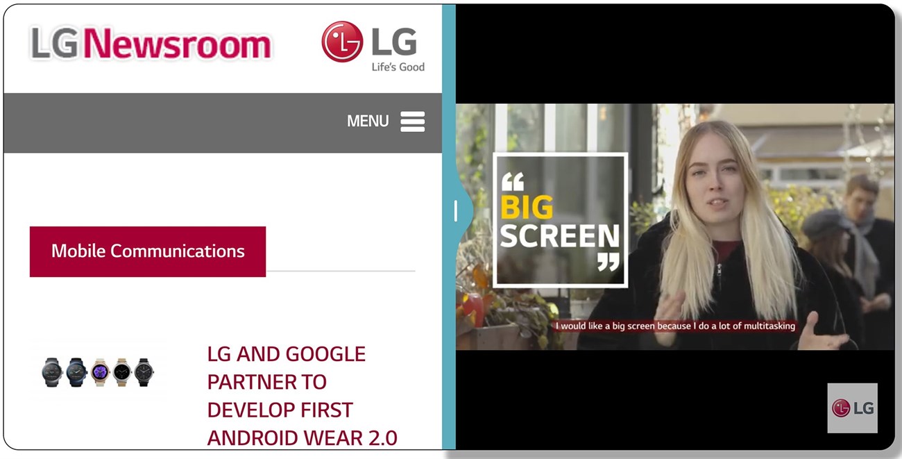 Đa nhiệm trên LG G6