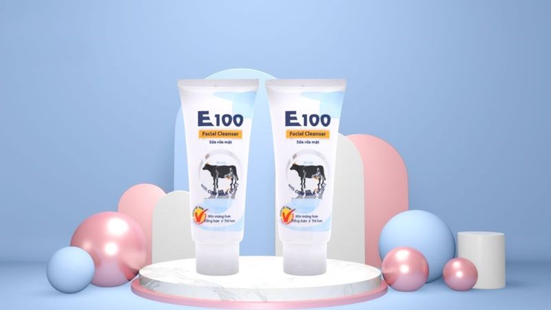 Các câu hỏi thường gặp về sữa rửa mặt E100 tinh chất sữa bò tươi
