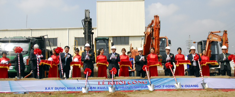 VNPT khởi công Nhà máy sản xuất sợi thủy tinh thông tin quang POSTEF