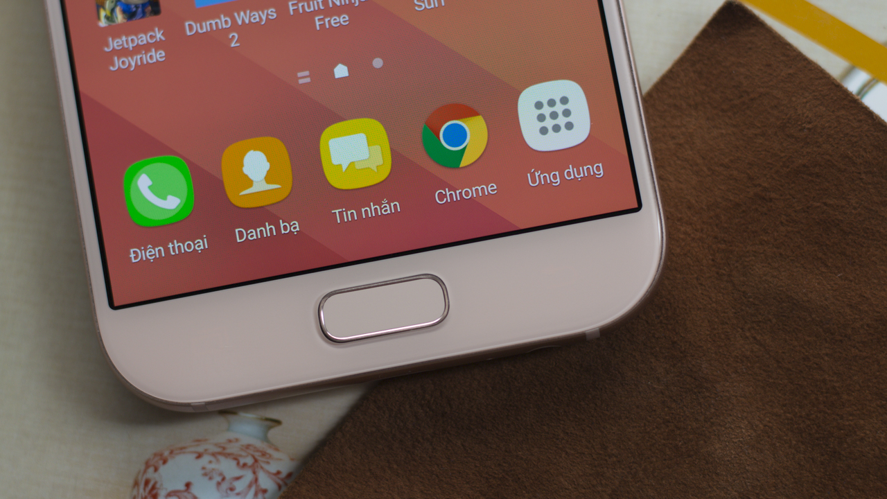 vân tay trên Samsung Galaxy A5 2017