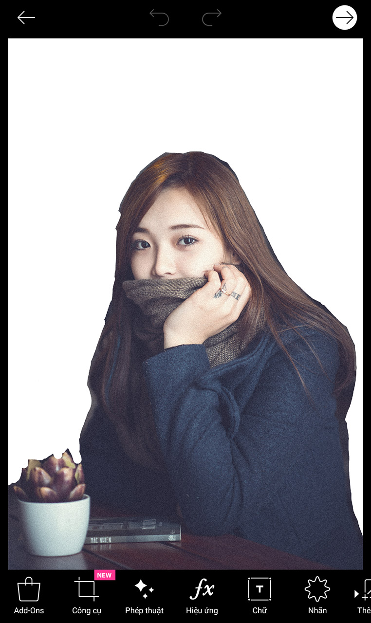 tạo ảnh Double Exposure